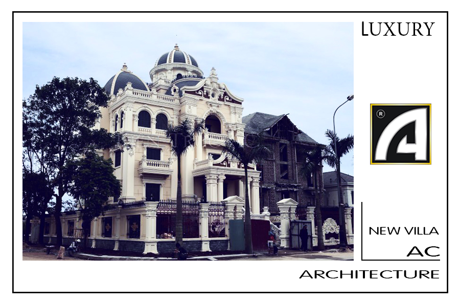 Thiết kế biệt thự Pháp phong cách cổ điển – Kiến trúc AC